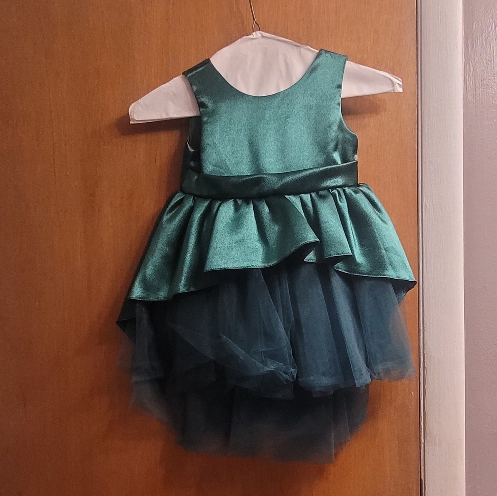 Elegant Green Kids Dress